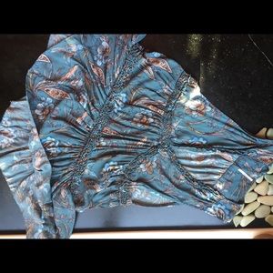 Free People blue tunic M